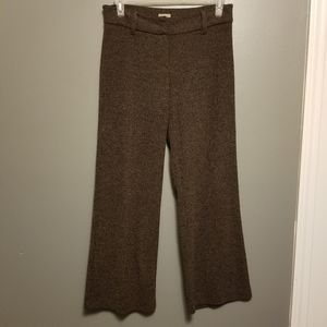 J. Jill wide leg brown tweed look pants size 10p